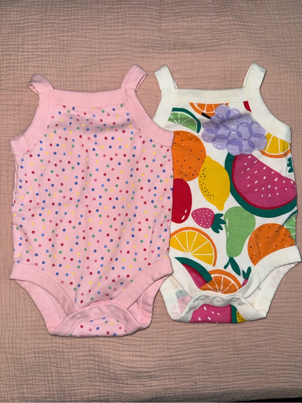 2-pack sleeveless bodysuits